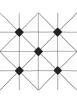 Керамогранит декор Домино 6032-0434 геометрия
